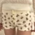 00s Retro Cute Patterm Boyshorts Fairy Y2K Cottage Low Waist Button Comfy Undies Sweatshorts Women Pajamas Shorts Lounge Bottom
