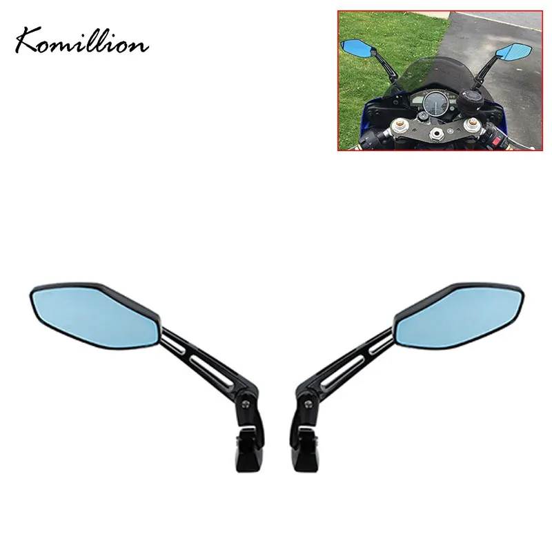 

1pair RACING Rearview Mirrors Motorcycle for Honda CBR250R 600F4 Kawasaki ZX6R 9R Yamaha YZFR1 Suzuki GSXR600 Suzuki GSXR SV 600