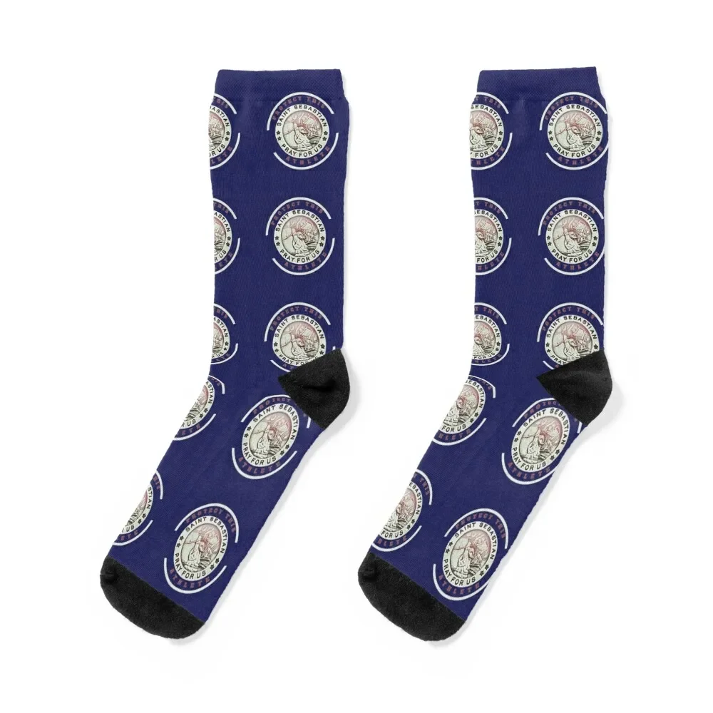

Saint Sebastian Protect This Athlete, Protector, St Sebastian Socks basketball gift Men Socks Luxury Brand Women's