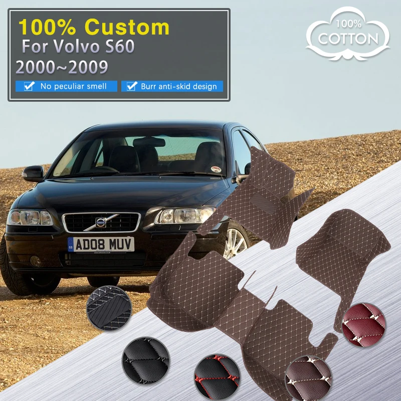 CarFloorMatsForVolvoS60MK120002009CarpetAntiDirtPadAuto