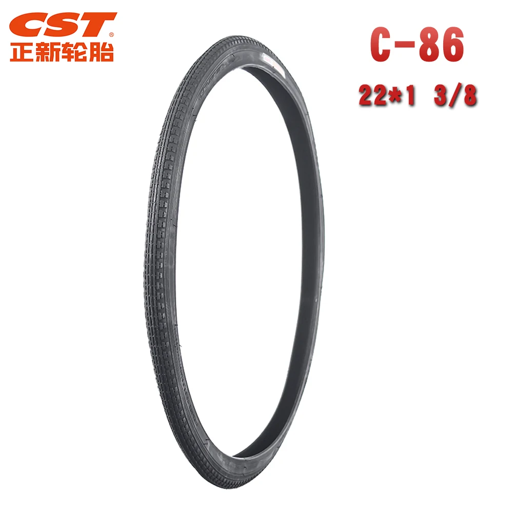 Cst-Ultra Light Wear Resistance Bicycle Tires Cross-Country Road Cycling Bike Tire 22x1, 3/8 37-501 C-86 bicycle tire