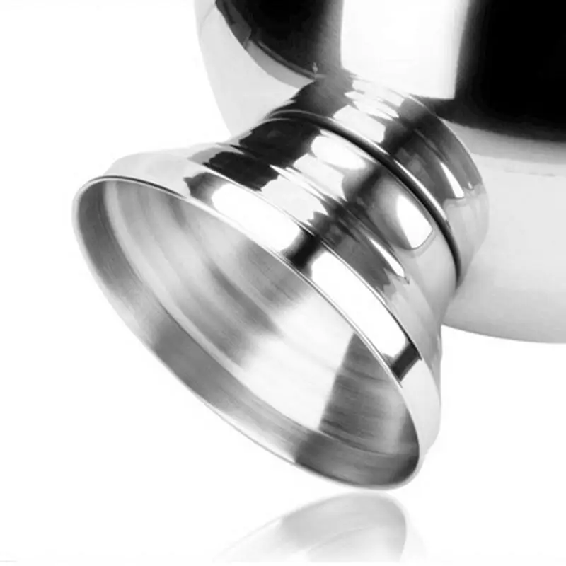 Stainless Steel Ice Bucket Metal Beer Barrel Champagne Wine Large Ice Bucket Large Cream Bowl Salad Dessert Serving Tools