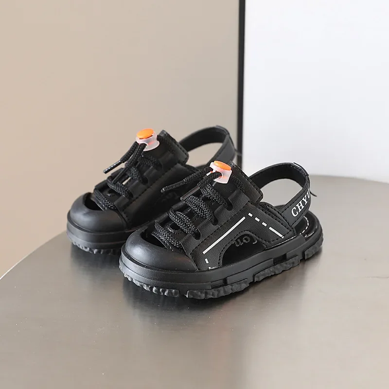 Size 22-31 Summer Baby Sandals Toe-protection Boys Beach Shoes Kids Girls Sport Sandals Soft Bottom Toddler Shoes Sandalias 1-6y 2
