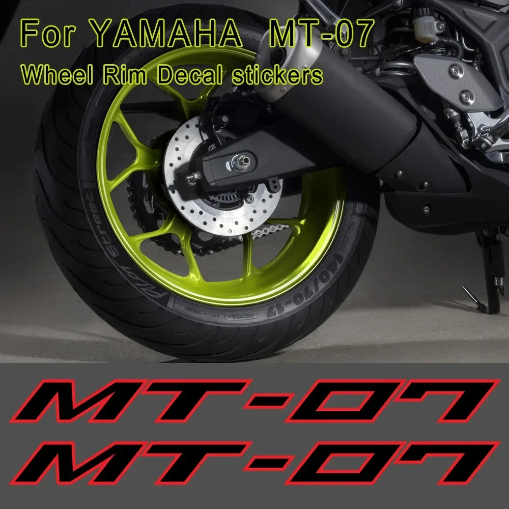 Motorcycle Stickers Decal Tank Fuel Pad For YAMAHA MT-07 MT07 MT 07 Wheels Rims