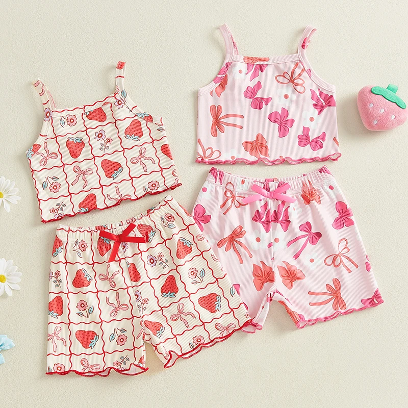 Strawberry Tank Shorts Set 6
