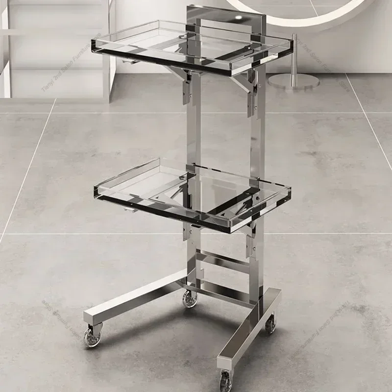 Japanese Style Barber Shop Trolley Storable Simplicity Modern Trolley Designer Multifunctional Furniture Pousser Un Chariot HBSC