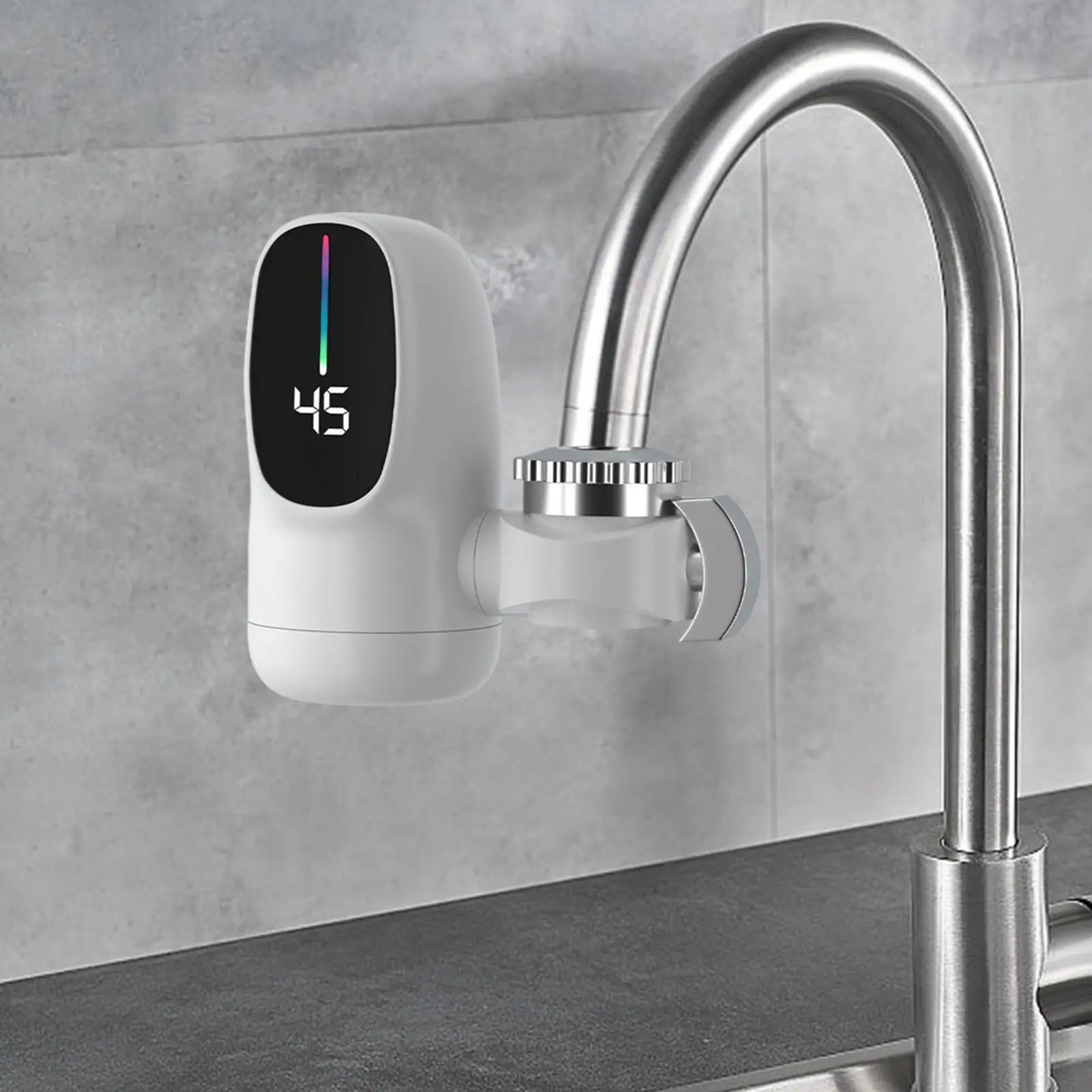 Electric Tap Portable Fast Heating Hot Water Tap for Office Bathroom Kitchen 4
