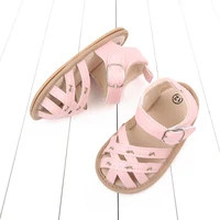 Baby Girl Cross Strap Sandals Summer Outdoor Walking Shoes Beautiful Flower High Quality PU and TPR for 0-9-18 Month Baby BL3024 6