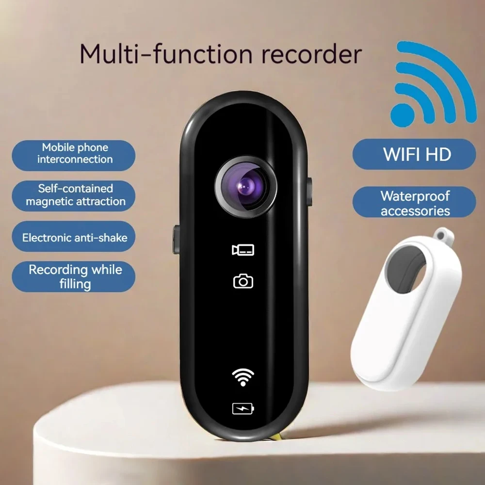 128G1080P HD Action Anti Shake Pocket Mini Camera Wifi DV Sports Cam Bicycle Motorcycle DV Camera Helmet Moto Video Recording 3