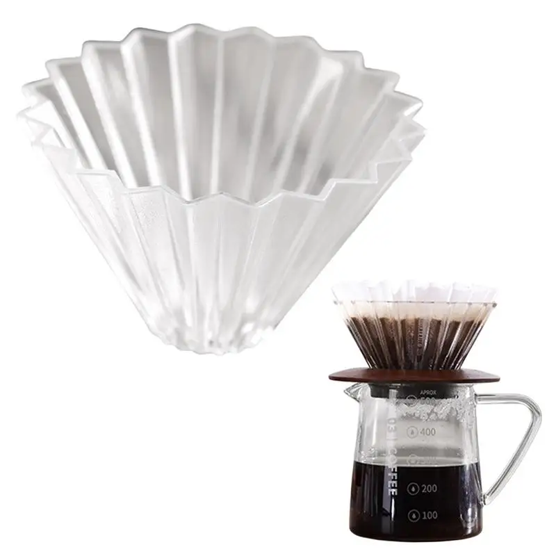 

Coffee Maker Filter Reusable Cone Coffee Filter Cup Portable Coffee Dripper Multipurpose Tea Brewer Tool Kitchen Accessories
