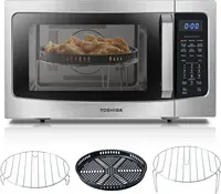 4-in-1 ML-EC42P(SS) Countertop Microwave Oven, Smart Sensor, Convection, Air Fryer Combo, Mute Function, Position Memory 13.6" 1