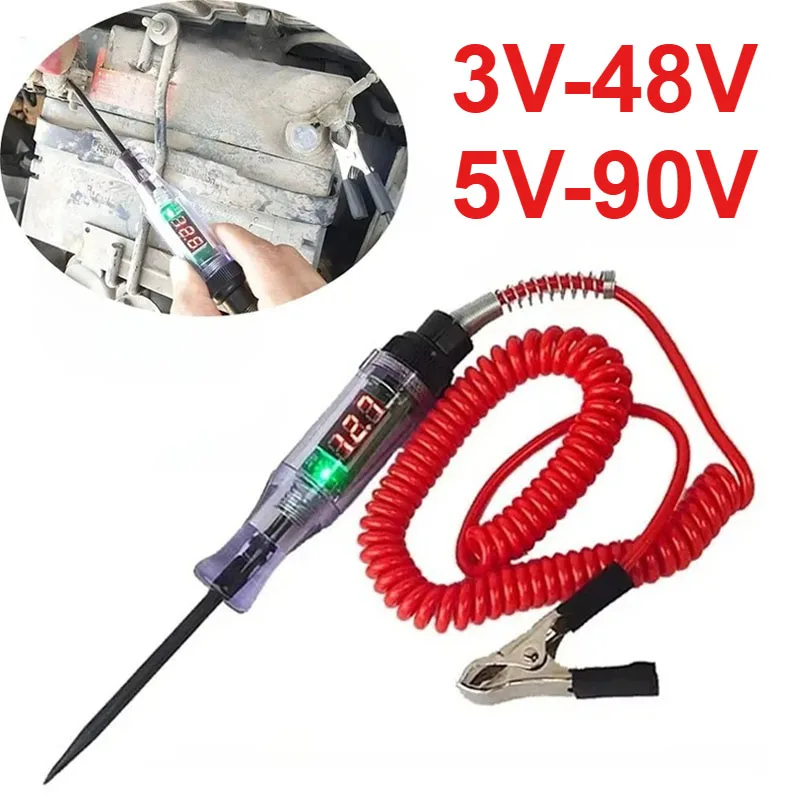 Advanced Voltage Circuit Tester Auto Diagnostic Probe with Test Light and Electric Measuring Pen