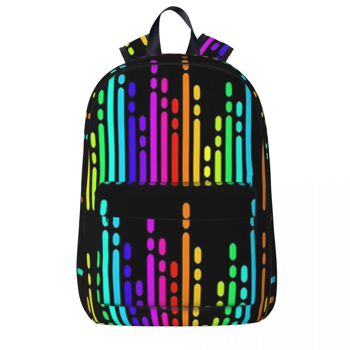 

Audio Spectrum Gradient Colors Backpacks Large Capacity Children School Bag Shoulder Bag Laptop Rucksack Travel Rucksack