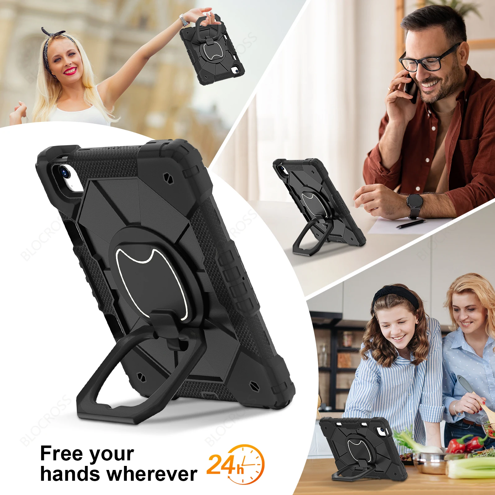 Shockproof Armor Stand Tablet Case - Enhanced Protection and Versatility