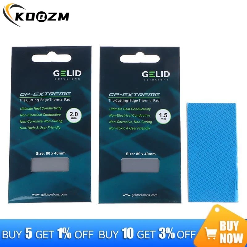 GP-Ultimate 실리콘 그리스 패드, 열 분산 실리콘 패드, CPU/GPU ..