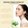 Protein Thread Lifting Set Fade Fine Lines Wrinkle Absorbable Protein Threads Collagen Face Filler Firming Moisturizing Serum 2