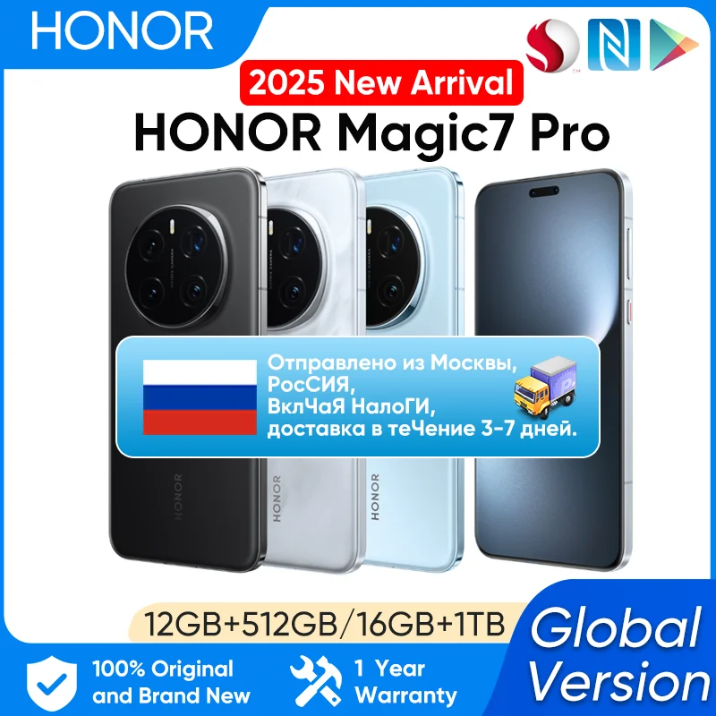 2025 New Original HONOR Magic7 Pro Global Version 5G Smartphone