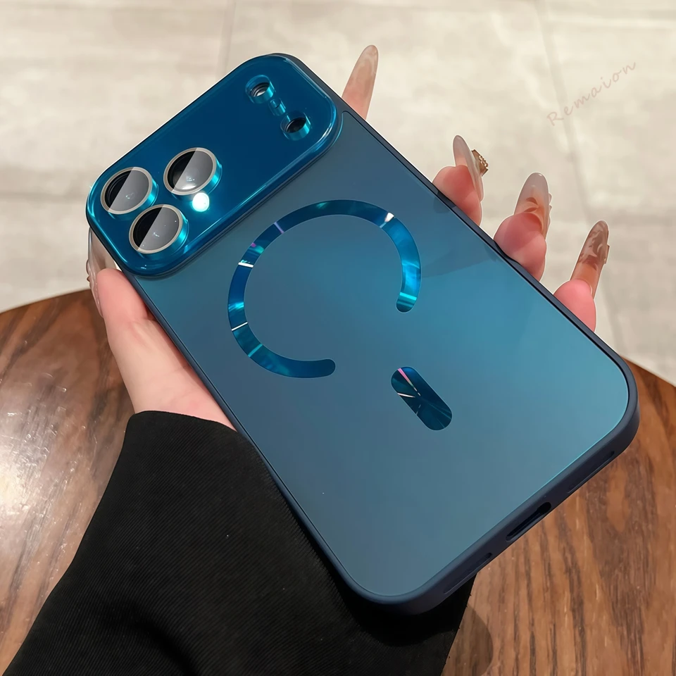 รูปสินค้า เคสแม่เหล็กกลิตเตอร์หรูสำหรับ iPhone 17/16 Pro Max