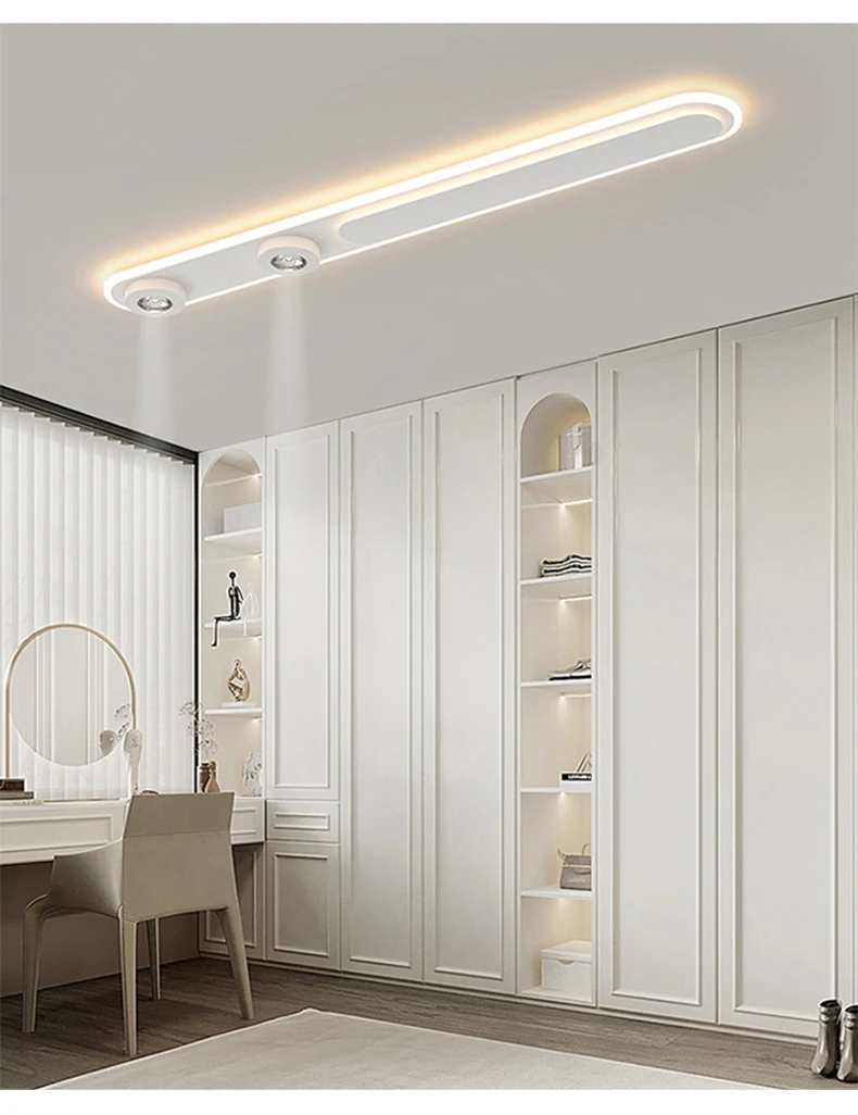 Description Picture 6 of itemNordic Chandelier With Spotlight Bedroom Light Children's Room Ceiling Lamp Modern Aisle LED Restaurant Living Room Light