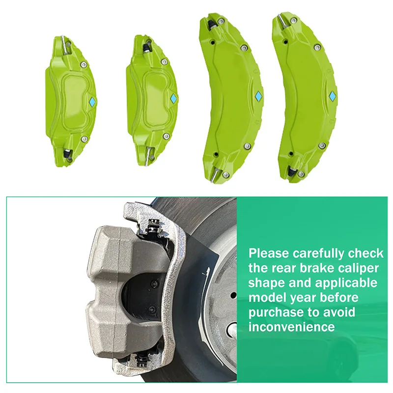 TeslaモデルY 2017-2024 19&20インチブレーキキャリパーカバー TeslaモデルY 2017-2024 19&20インチブレーキキャリパーカバー