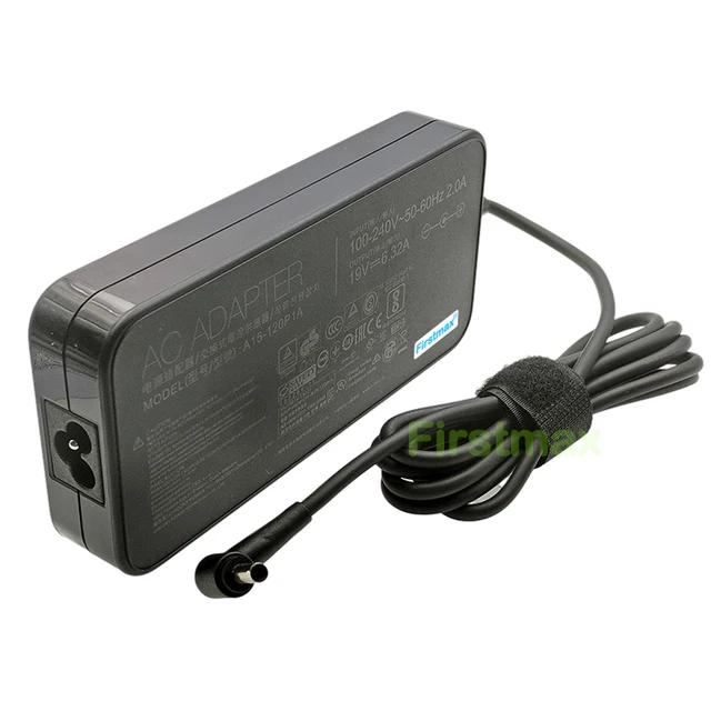 Nuevo 19V 6.32A 120W Adaptador para portátil A15-120P1A PA-1121-28 Cargador  de alimentación de CA para Asus FX504 UX510UW N56J N56VM N56VZ N750 N500