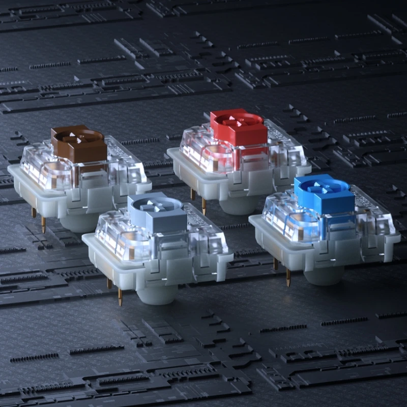 Gateron Ks33 Low Profile Switch 2.0 Vermelho Azul Marrom Pinos para o Teclado Mecânico Ultra-slim Air75 Air60 k1 k3 k7 - Imagem 5