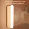 LED Motion Sensor Night Light USB Charging Smart Light Cabinet Lamp Wireless Human Body Induction For Kitchen Bedroom Bathroom 5
