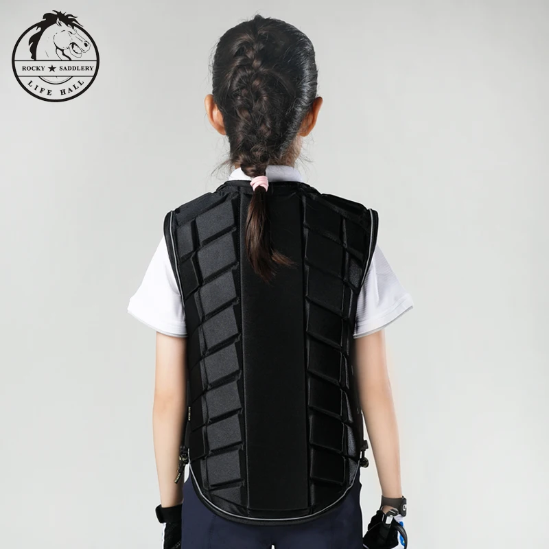 Kid Riding Vest Children Outdoor Sports Body Protection Vest boy Riding Horses safe guard girl protecting body riding on horse 2