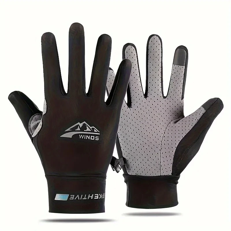 Unisex Outdoor Sports Gloves Anti-Slip Wear-Resistant & Breathable For Camping& Fishing Suitable for Men & Women 1pair