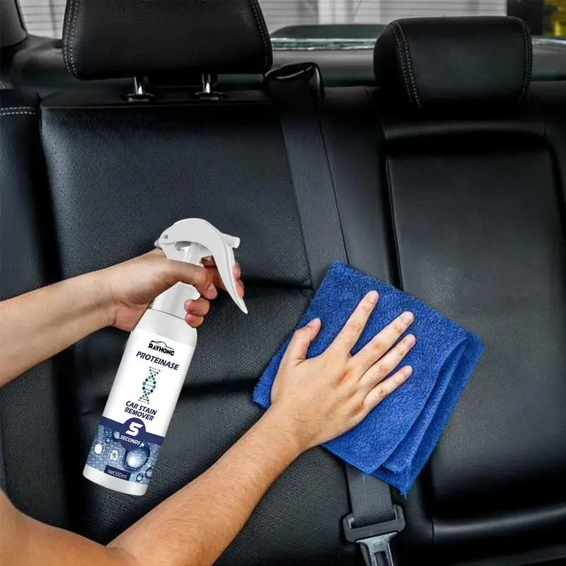 Efficient car seat fabric cleaner