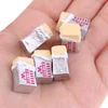 6Pcs 1/12 Dollhouse Simulation Food Butter Miniature Pretend Play Kitchen Diy Bread Set Toy 2