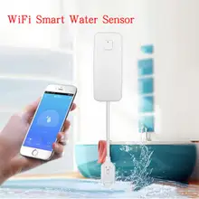 

Tuya Wifi Smart Water Leakage Alarm Independent WIFI Water Leak Sensor Detector Flood Alert Overflow Security Alarm System