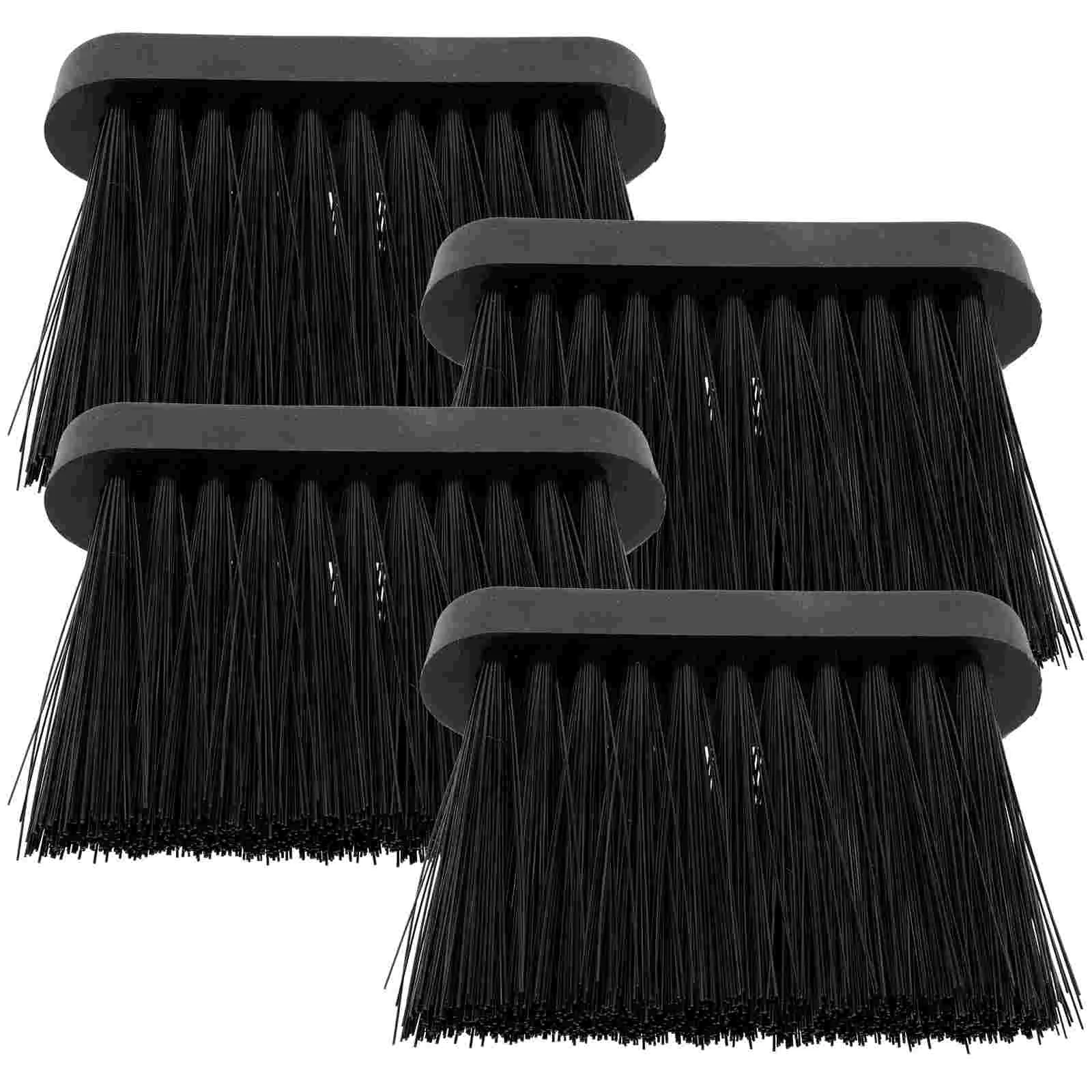 

4 Pcs Fireplace Brush Broom Accessories Coffee Duster Supplies Plastic Component Tool Cleaning