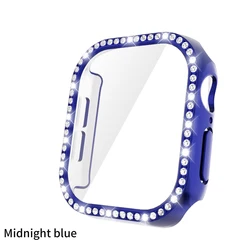 Luxury Bling Diamond Hard Case with Screen Protector for S10-42mm (Midnight Blue)