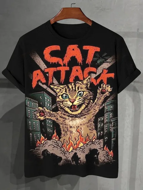 Animal Funny Cat T Shirt