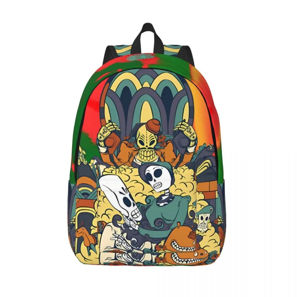 

Birthday Family Retro Washable Rucksack G-Grim Fandango Casual Grils Storage Bag Outdoor