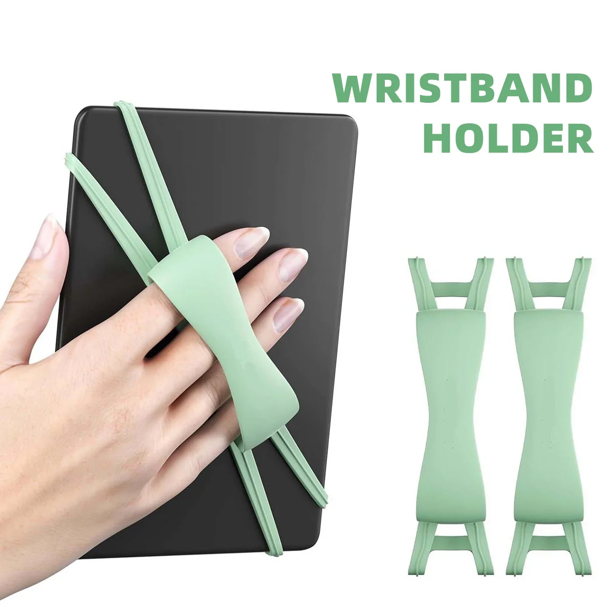 Soft Security Hand Strap for Tablets and E-Readers - Lightweight, High Elasticity Finger Grip Holder