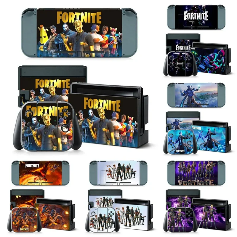 Adesivi Per Console Palude Walk Fortnite Per Nintendo Ns Switch Decalcomanie Per Pelle A Colori Per Tutto Il Corpo Per Controller Playstation Gamepad