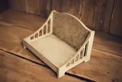 Newborn Photography Props Baby Posing Retro Small Sofa Chair Decoration Infant Girls Photo Studio Shooting Accessories Furniture