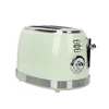 Toaster 1PC Glossy Retro Stainless Steel Toaster Household Multifunction Breakfast Heating Sandwich Toast Bread 5