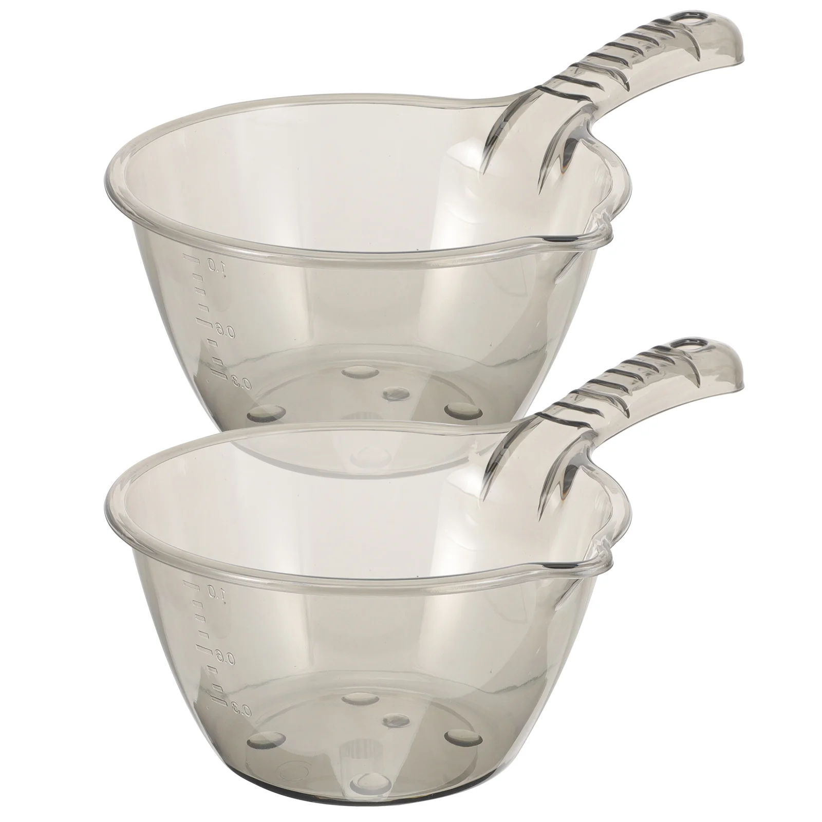 2 Pcs Bath Scoop Bubble Bathroom Portable Bathtub Kitchen Ladles for Watering Soup Mini