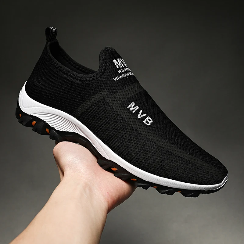 Zapatos informales para hombre, zapatillas transpirables de diseñador,  color negro, para caminar, talla 47, para primavera, 2022| | - AliExpress