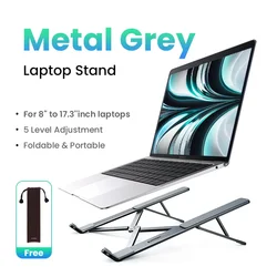UGREEN Foldable Aluminum Vertical Laptop and Tablet Stand (Laptop Stand)