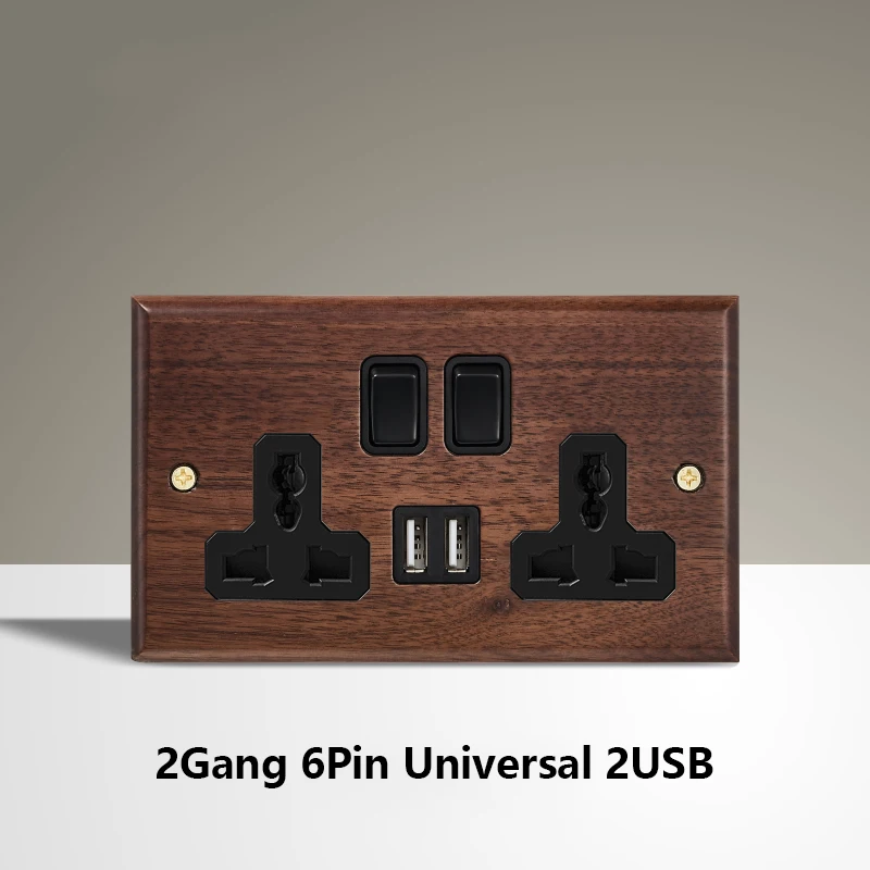 2Gang Universal 2USB