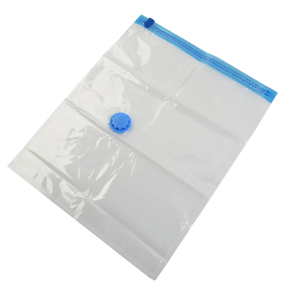 Vacuum Storage Bag Bedding Pillows Towel Clothes Storing Space Saver ​Travel Storage Bag Closet Plastic Vacuum Bags Transparent