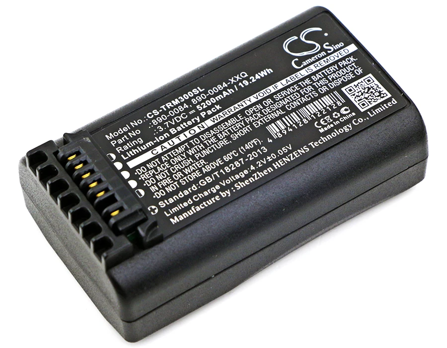 5200Mah Trimble 993251-Il Mio 890-0084-Xxq 990651-004277 53708-00 108571-00 53708-Prn 890-0084 Batteria Per Nmdaly-121-00 Nomad 800Lc