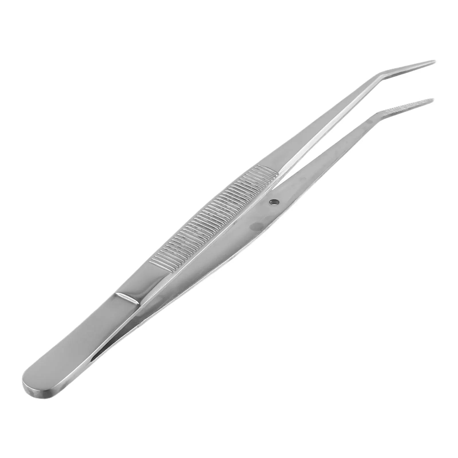 Precision Tweezers Tweezer Tool Stainless Steel With Curved Pointed Nail Art For Picking Rhinestones 15.3cm Medical Dental