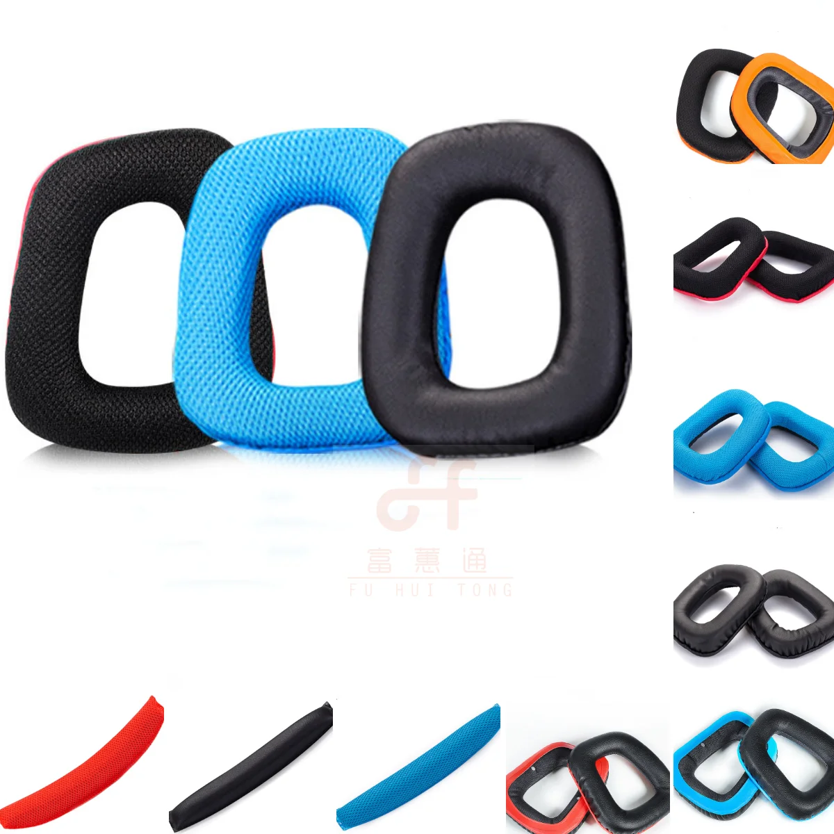 Cuscinetti Auricolari Cuscini Di Ricambio Per Logitech G35 G930 G430 F450 G230 G231 G233 G432 G332 Cuffie