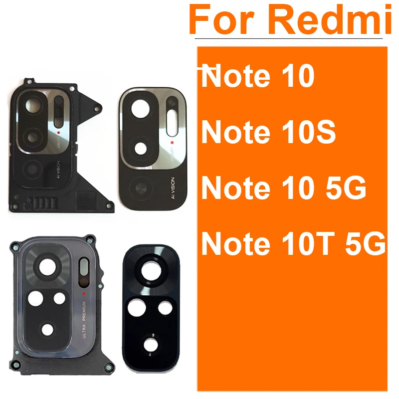 Premium Back Camera Glass Lens Frame with Adhesive