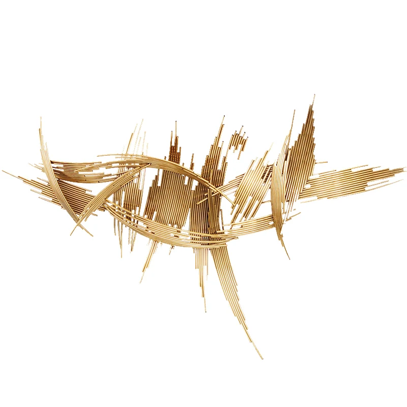 

Golden Wall Mounted Home Decor For Hotel, Hallway
